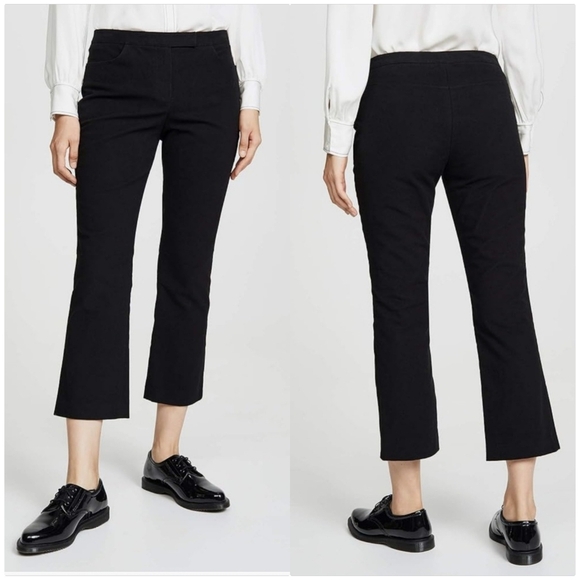 Theory Raebeanie K Ponte Kick Flare Cropped pull on pants size small - Picture 1 of 10